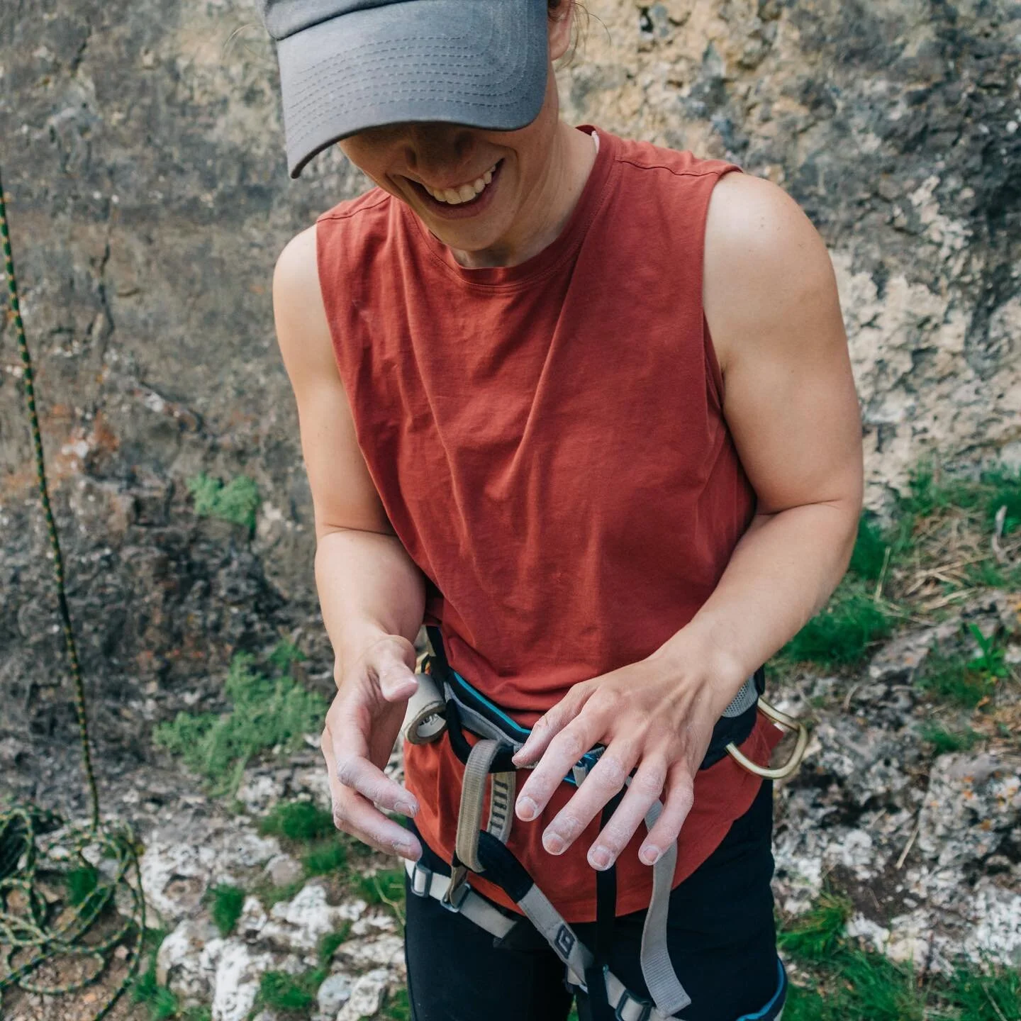 Burnt out! Wow I love this feeling of pushing my physical limits. These photos were taken right after I did a climbing route, I decided to push hard and fast, with no resting or pausing. Just to see how far up the wall I could make it before my arms