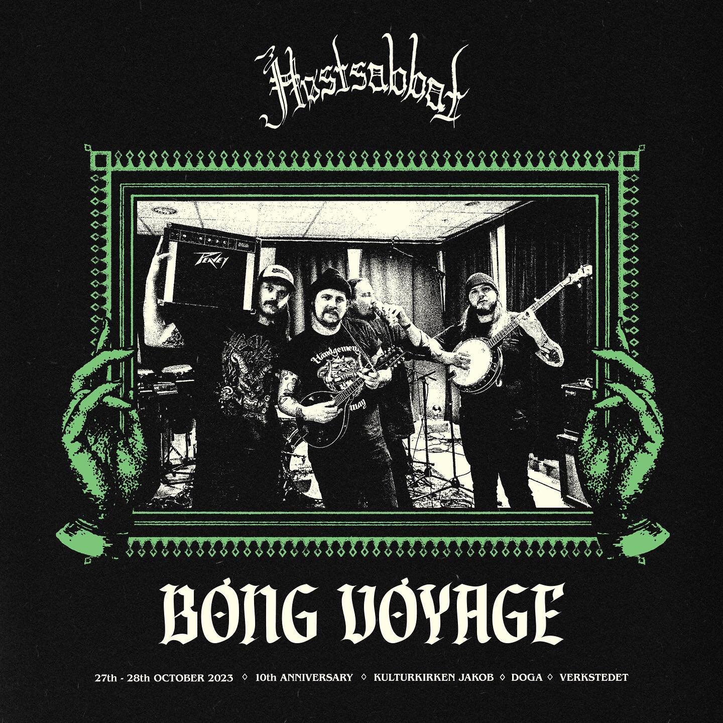 🔥BONG VOYAGE🔥

New bands appear for so many different reasons. Some because of ambition, some because of pure cynicism, some because of friendship. Some bands, like todays announcement, seem to grow out of something that is already flourishing with