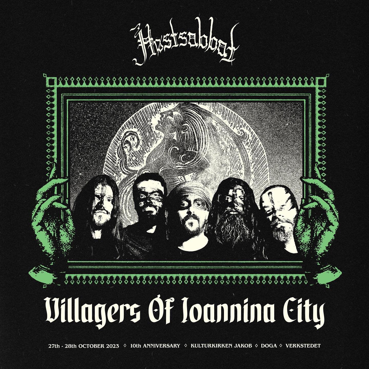 🔥VILLAGERS OF IOANNINA CITY🔥

The sun shines beautifully on this very Friday, and so does our next announcement. 

In massive contrast to the industrial, hard-hitting heaviness of last weeks announcement, Danish duo John Cxnnor, who by the way crus