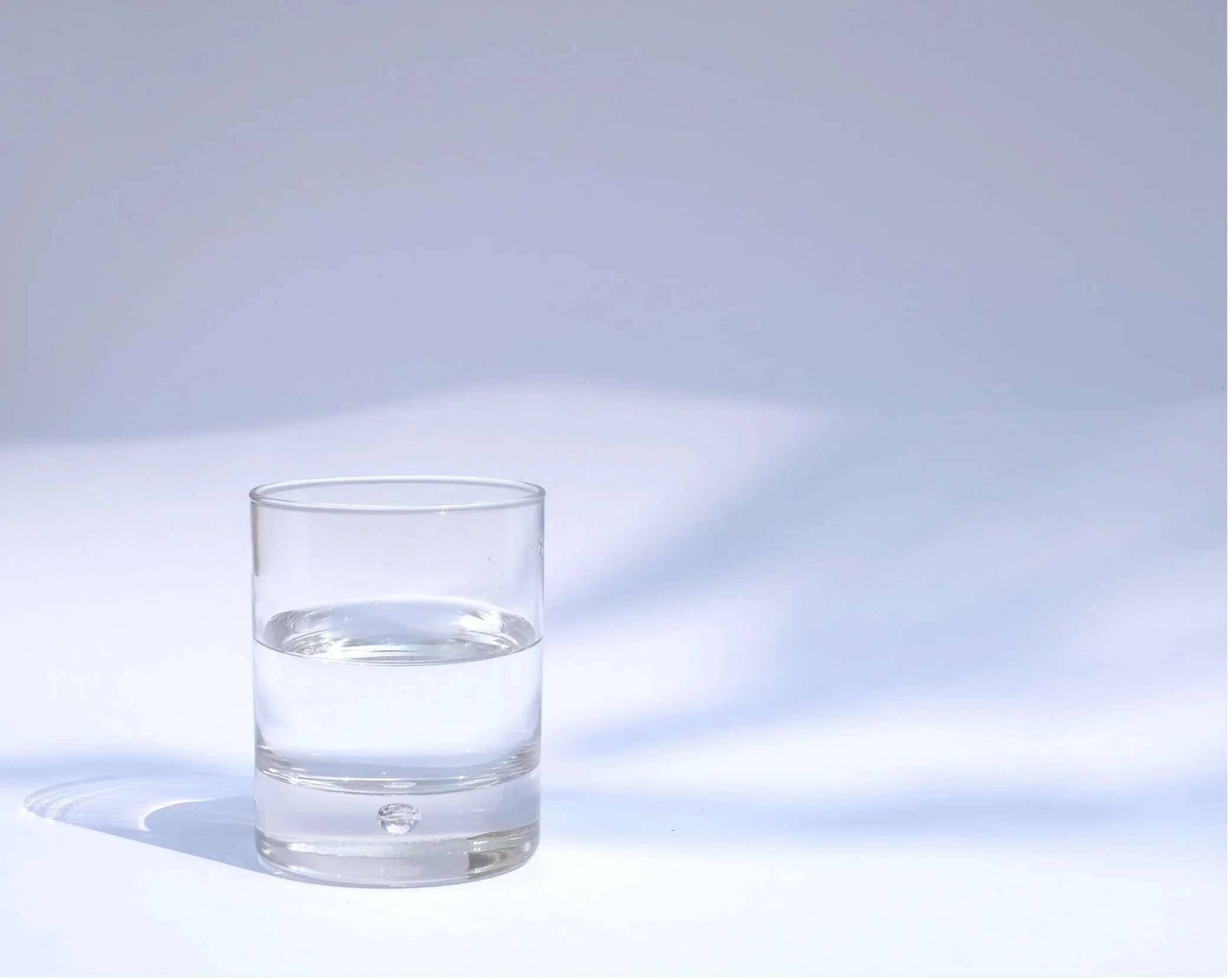 glass of water