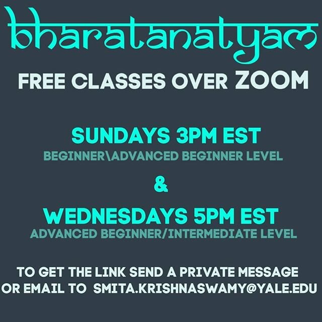 Let's dance together!!! #zoomclasses #freedanceclass #bharatanatyam #freeclass #dancetogether #wontstop