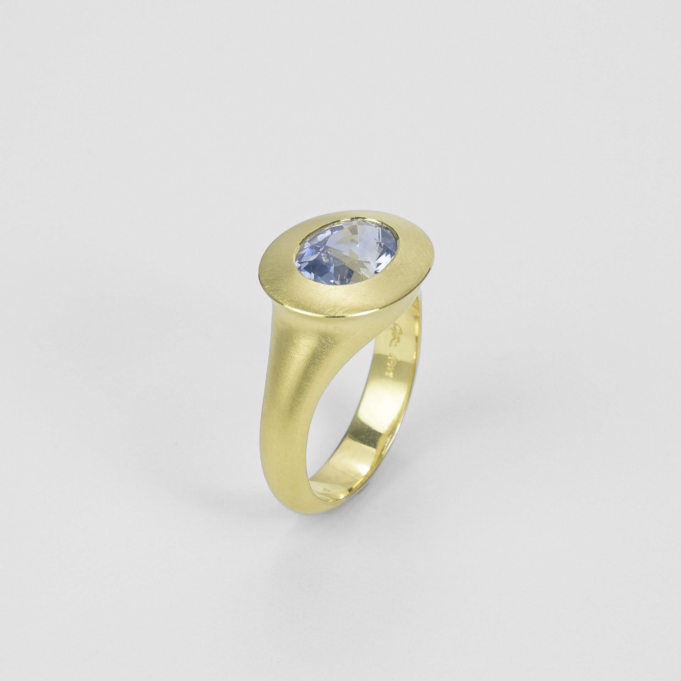 ancient flush set ring