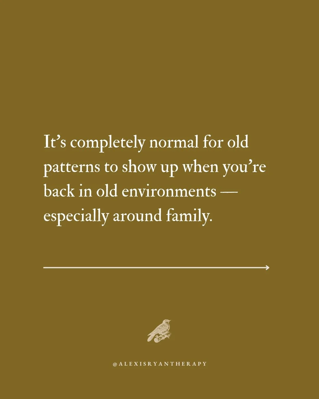 Whether you&rsquo;re visiting family for the holidays, vacationing with parents or siblings, or just coming home for a visit, it&rsquo;s normal to feel frustrated or disappointed when you slip back into familiar ways of reacting &mdash; and it will h