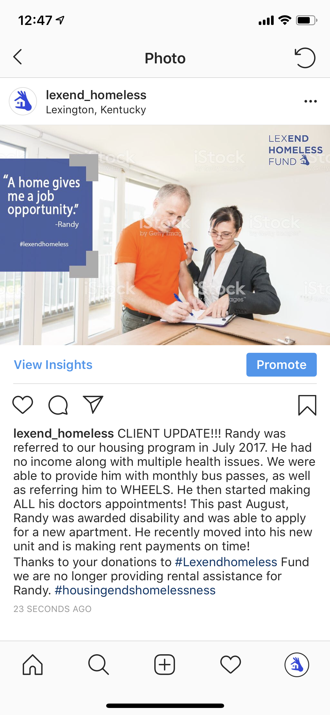 Mock Instagram Post #2