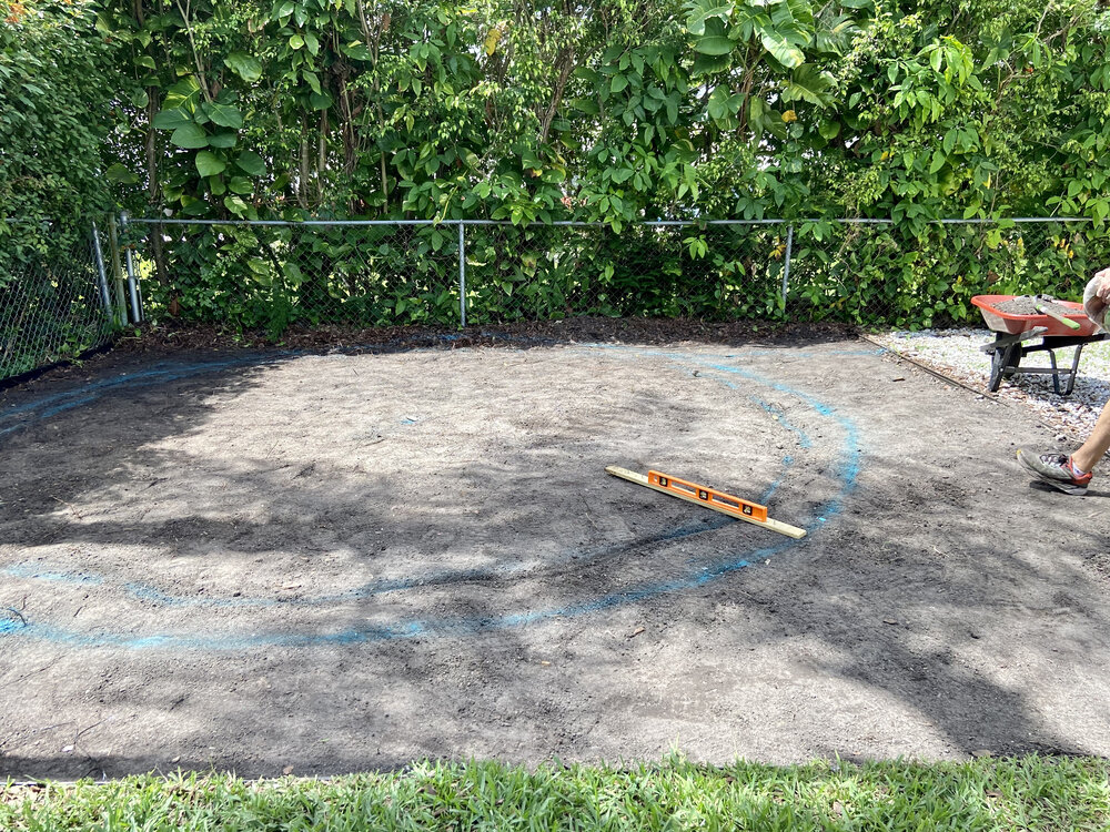 Leveling the ground to install an above ground pool