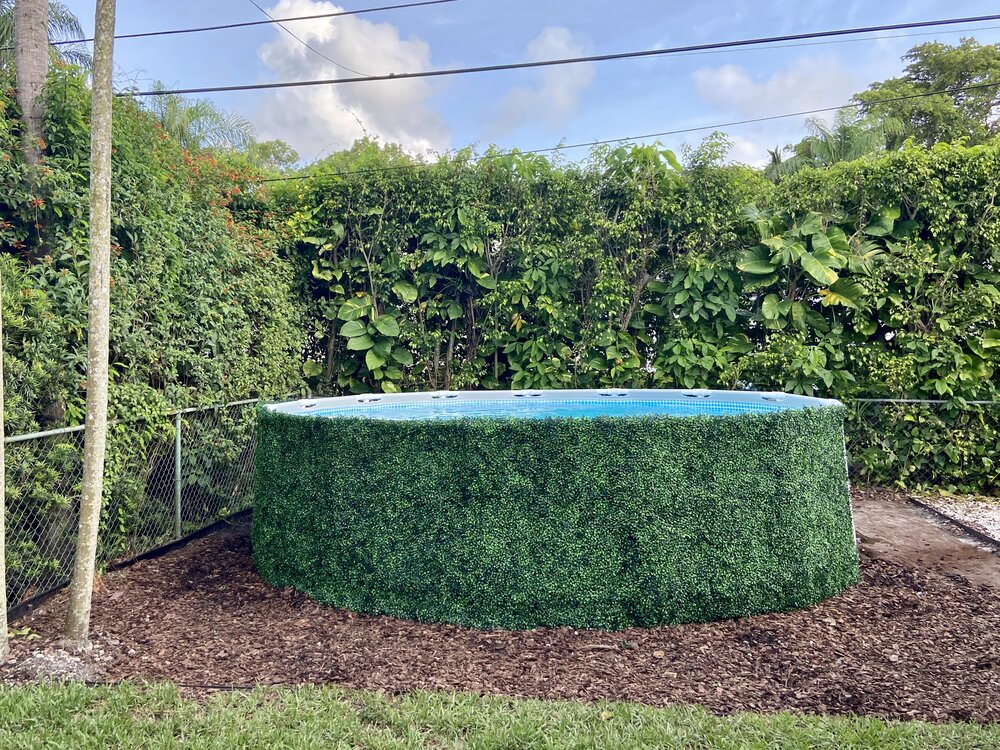 Making Progress on Styling our Above ground pool