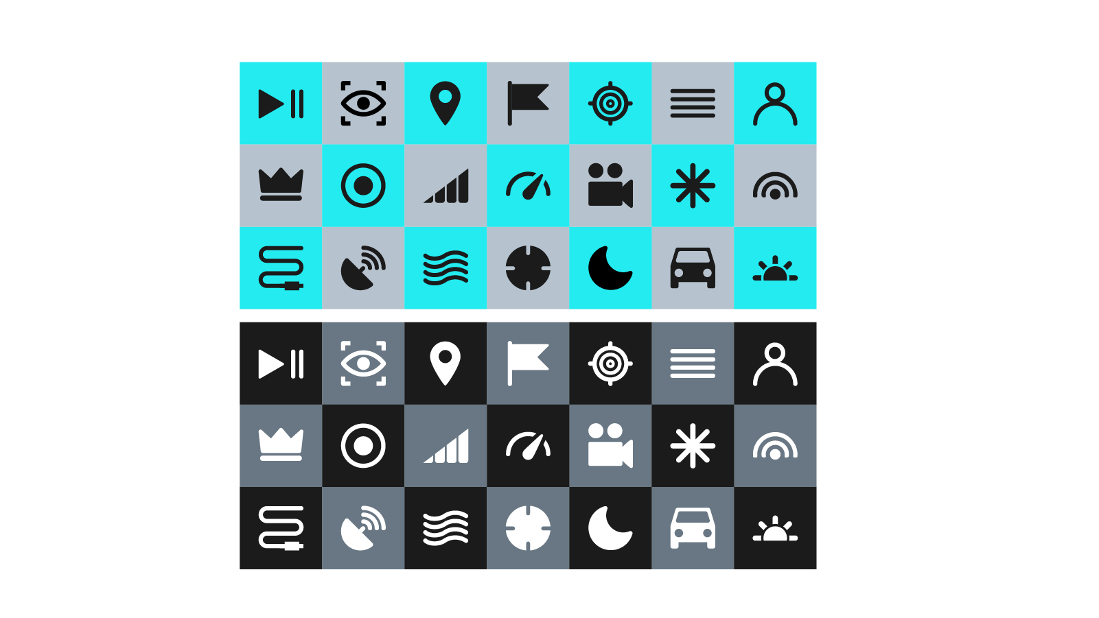I also worked with their internal team to update and refine the design language of their iconography