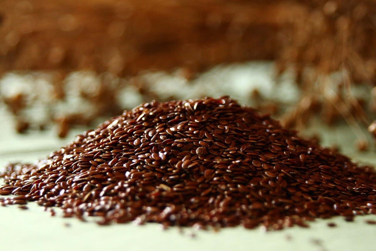 Flaxseed, another  source of omega-3.