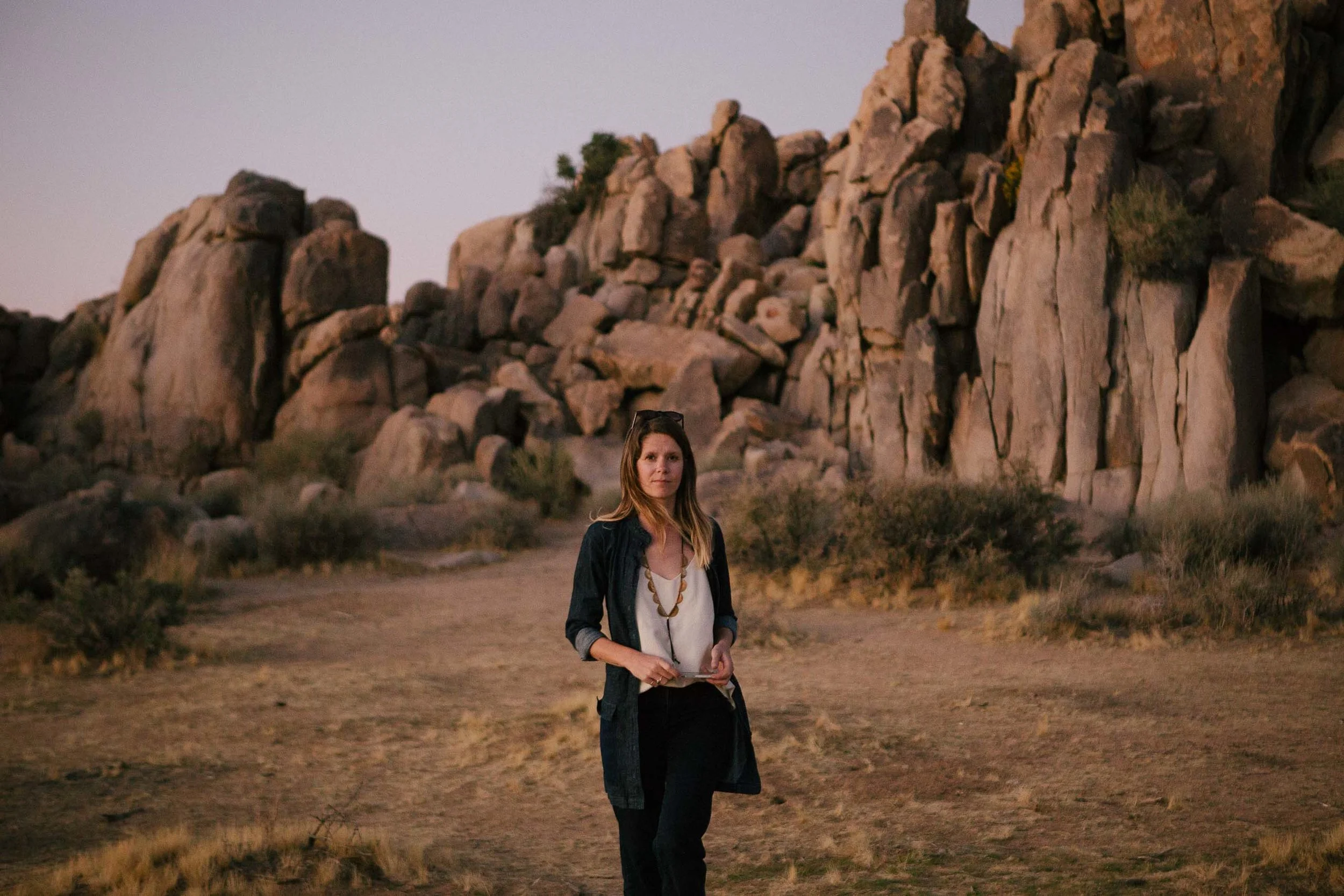 Laura in Joshua Tree