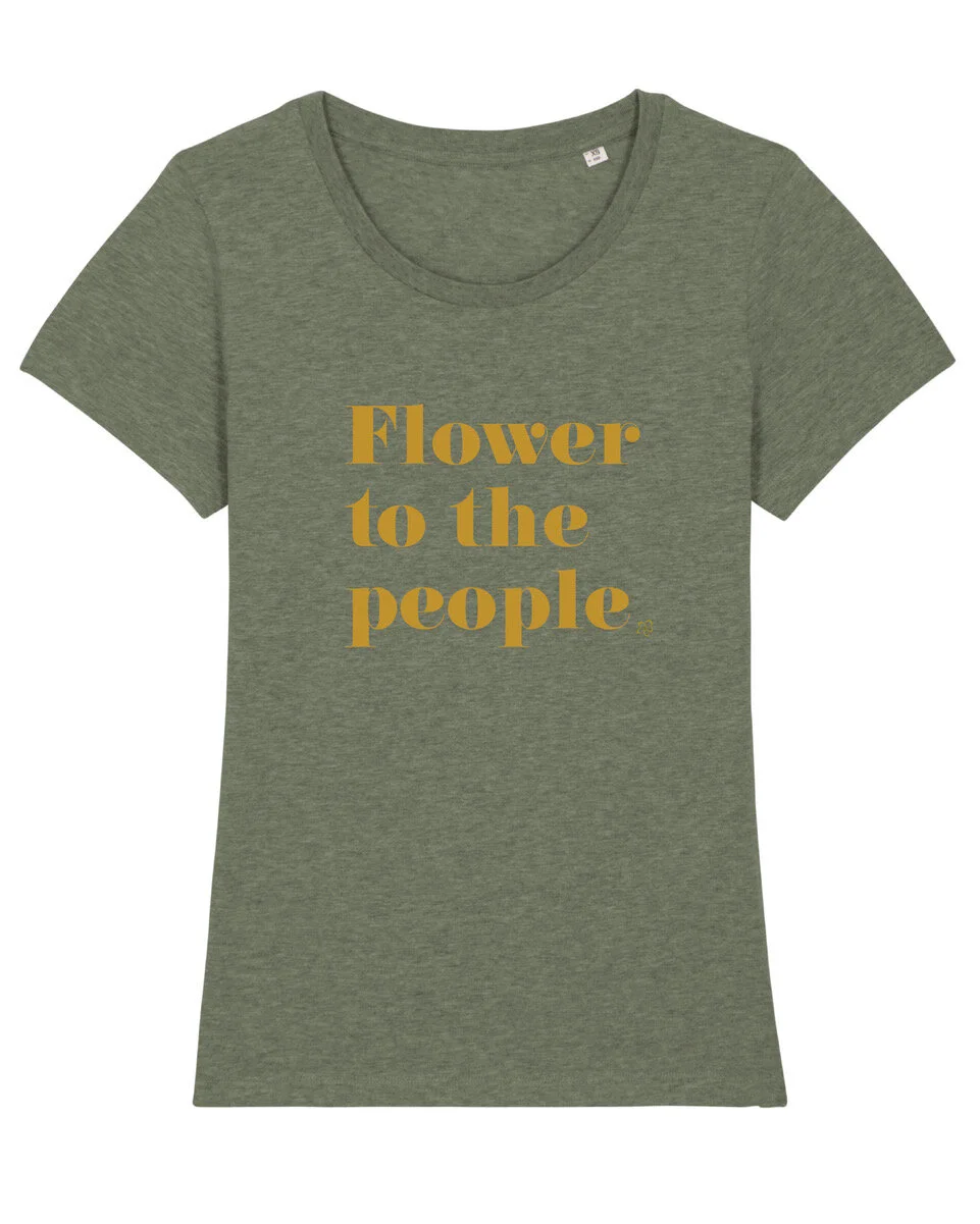 'Flower to the people'  T-shirt