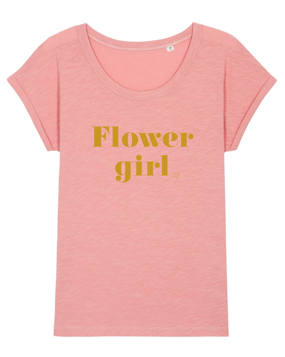 Flower girl tshirt for florists and flower lovers — Leafy Couture
