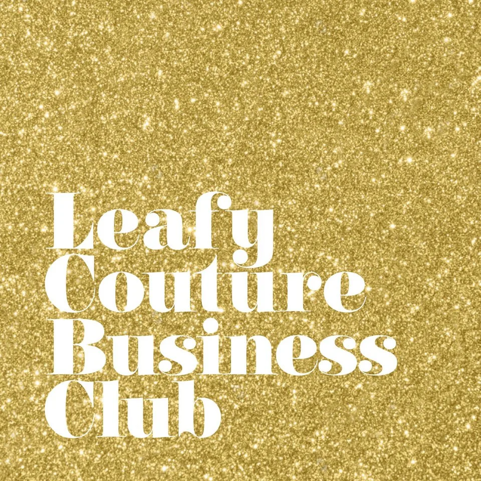Leafy Couture Business Workbooks for Florists and Creative businesses.
