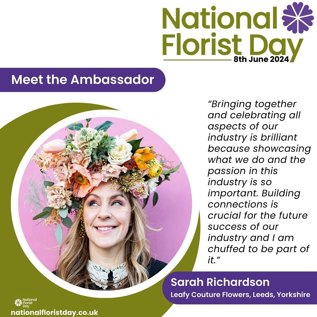 Big announcement&hellip; 📢 Huge&hellip; I have been cordially invited with an incredible host of ten other florists to be the first ambassadors for @nationalfloristday! 
I&rsquo;m here representing the north whoop! I have been a florist with my own 