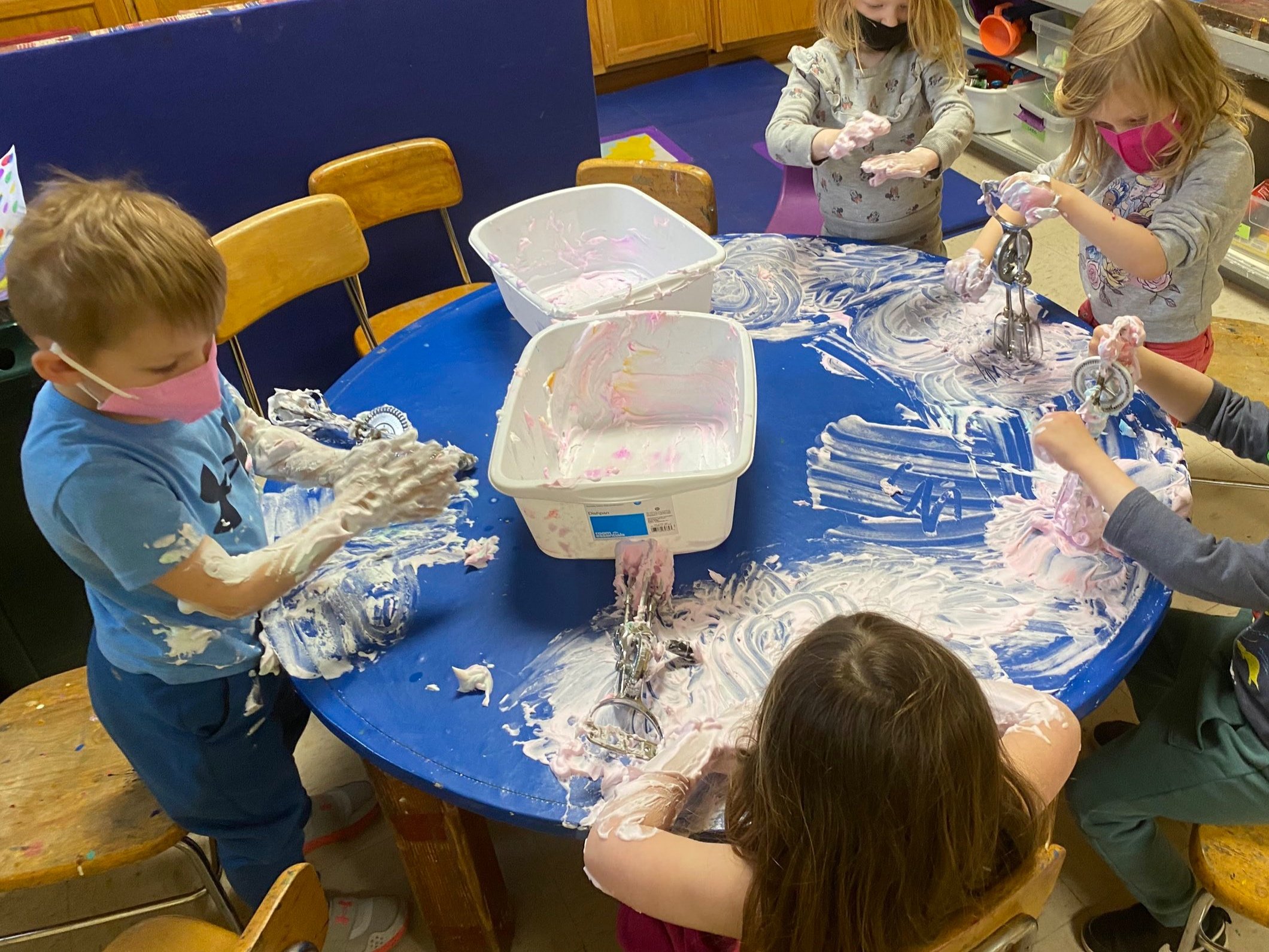 It's ok to get a little messy at school!
