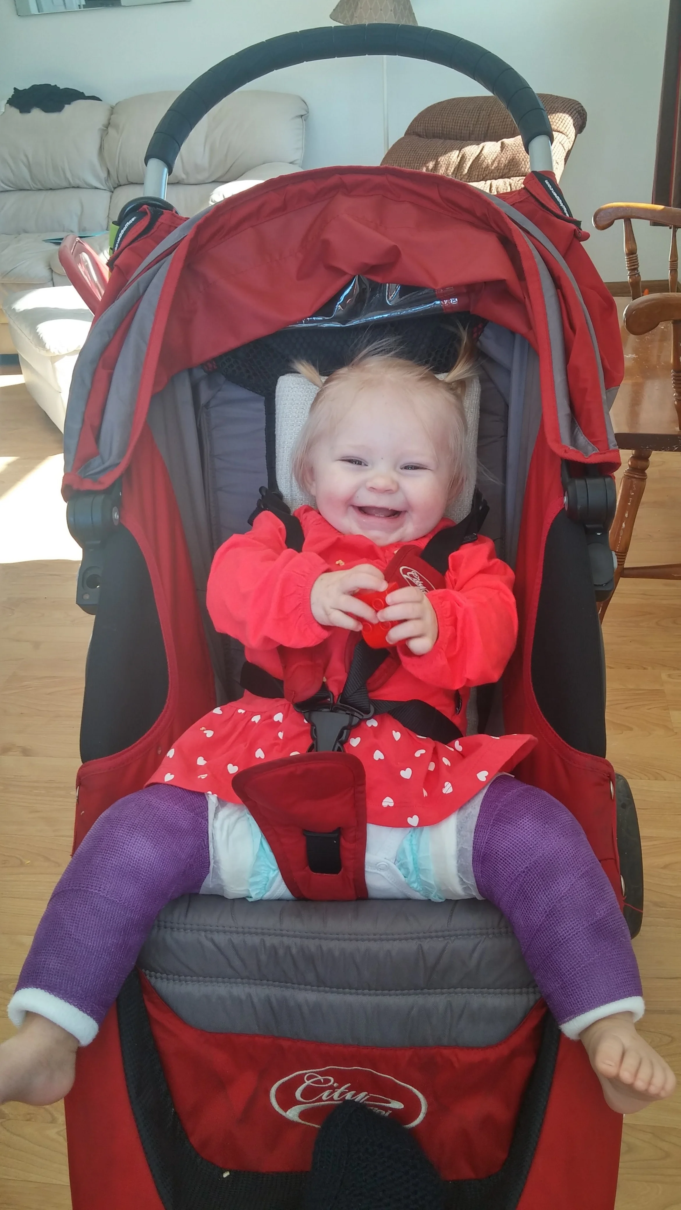 Aria’s first and only birthday with us. She had surgery a few days before, but she was in high spirits.