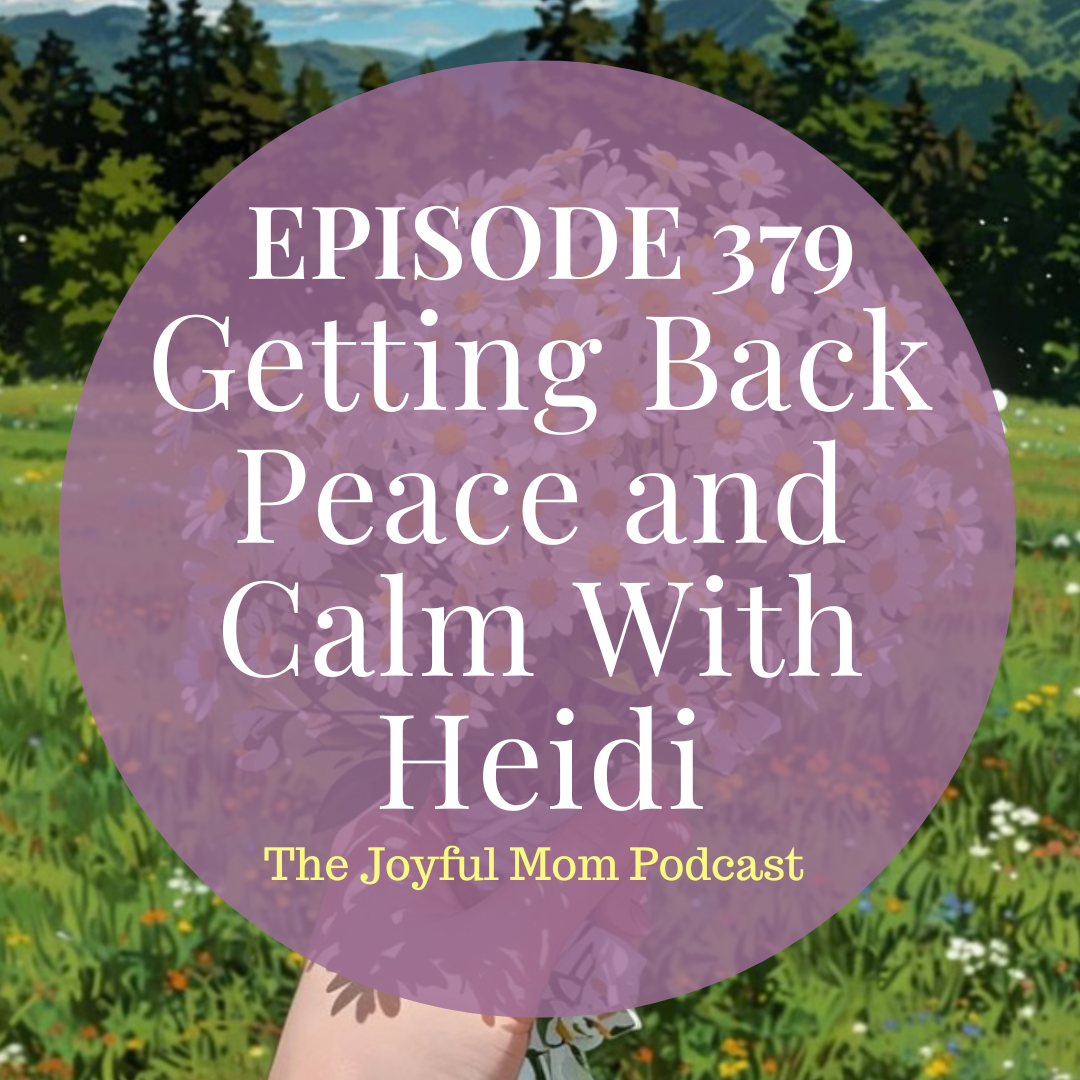 379: Getting Back Peace and Calm With Heidi