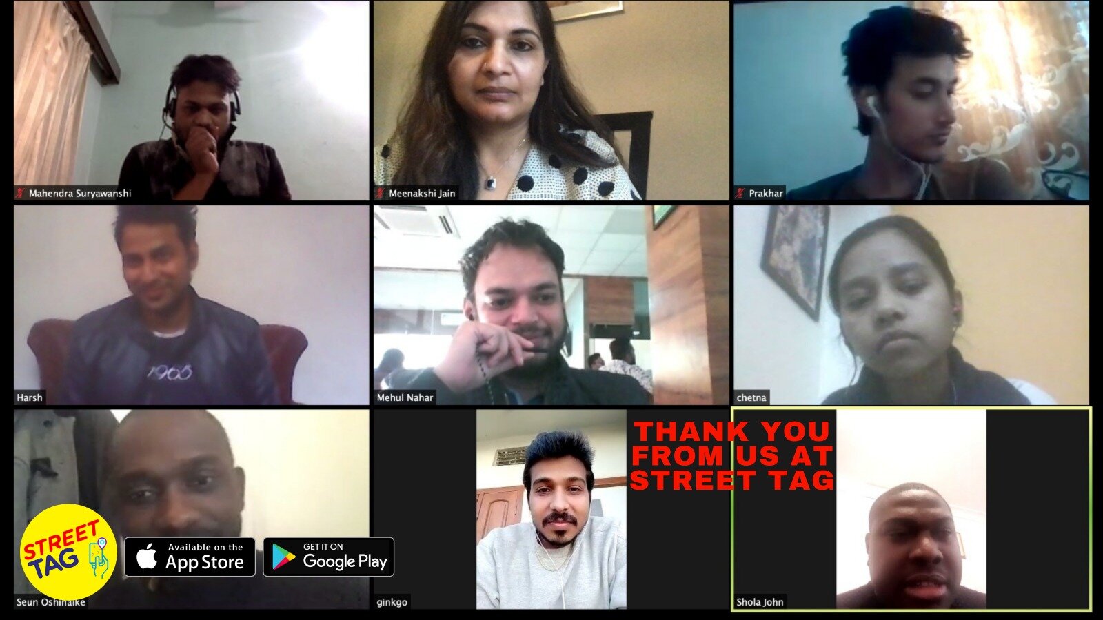 LETTER TO OUR STREET TAG COMMUNITY