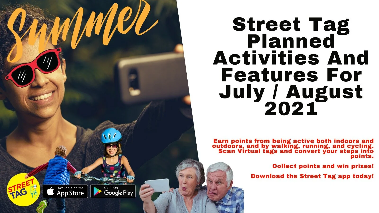 Street Tag Planned Activities And Features For July / August 2021