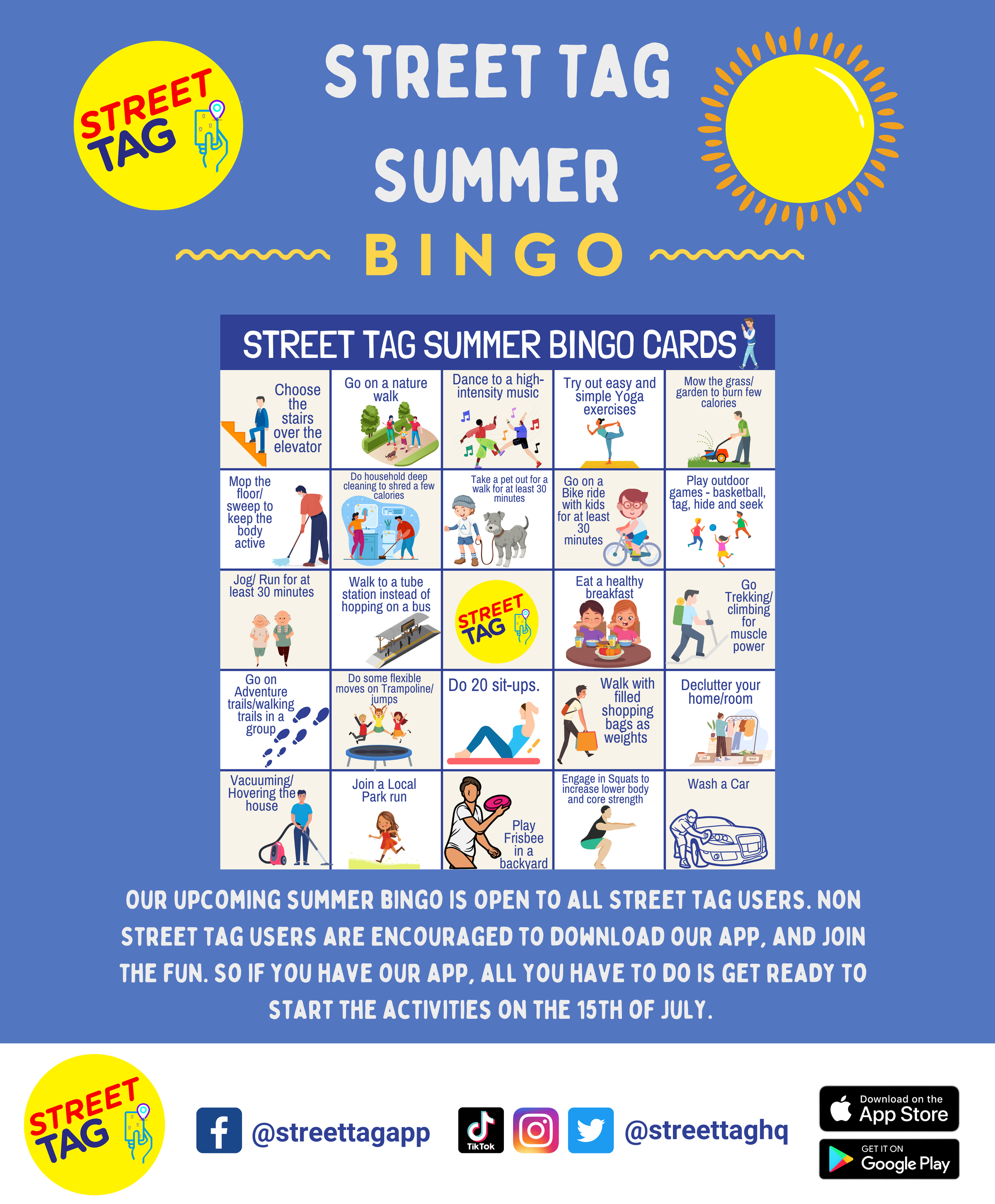 EVERYTHING YOU NEED TO KNOW ABOUT THE STREET TAG SUMMER BINGO!