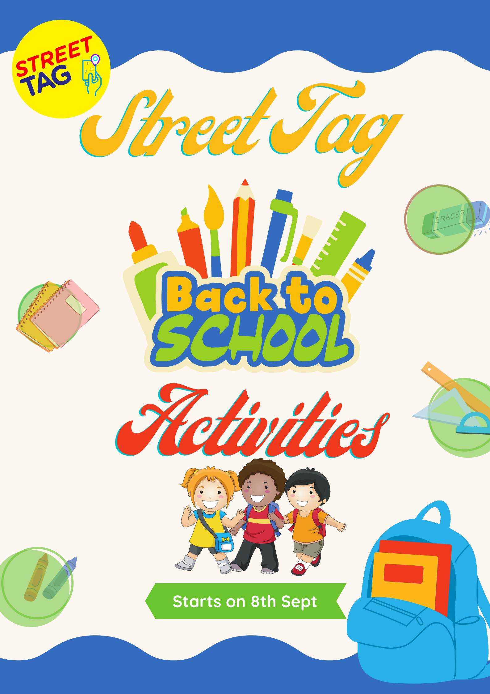 How to earn huge bonus points from Street Tag's back to school activities