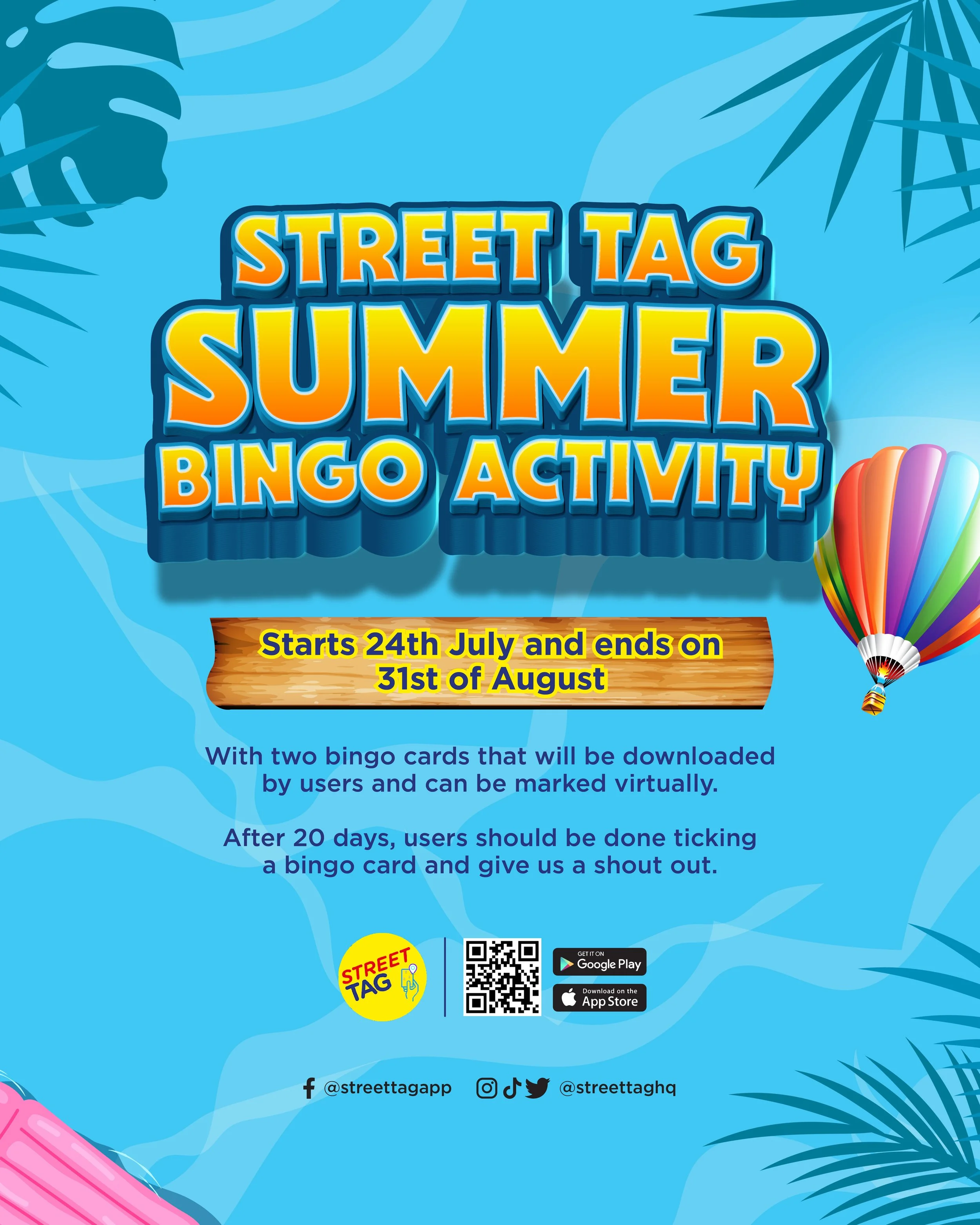 EVERYTHING YOU NEED TO KNOW ABOUT THE STREET TAG 2023 SUMMER BINGO!