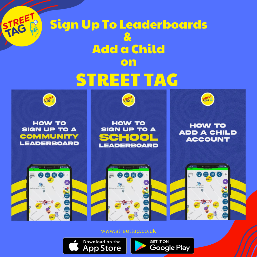 JOINING LEADERBOARDS AND ADDING A CHILD ACCOUNT ON STREET TAG