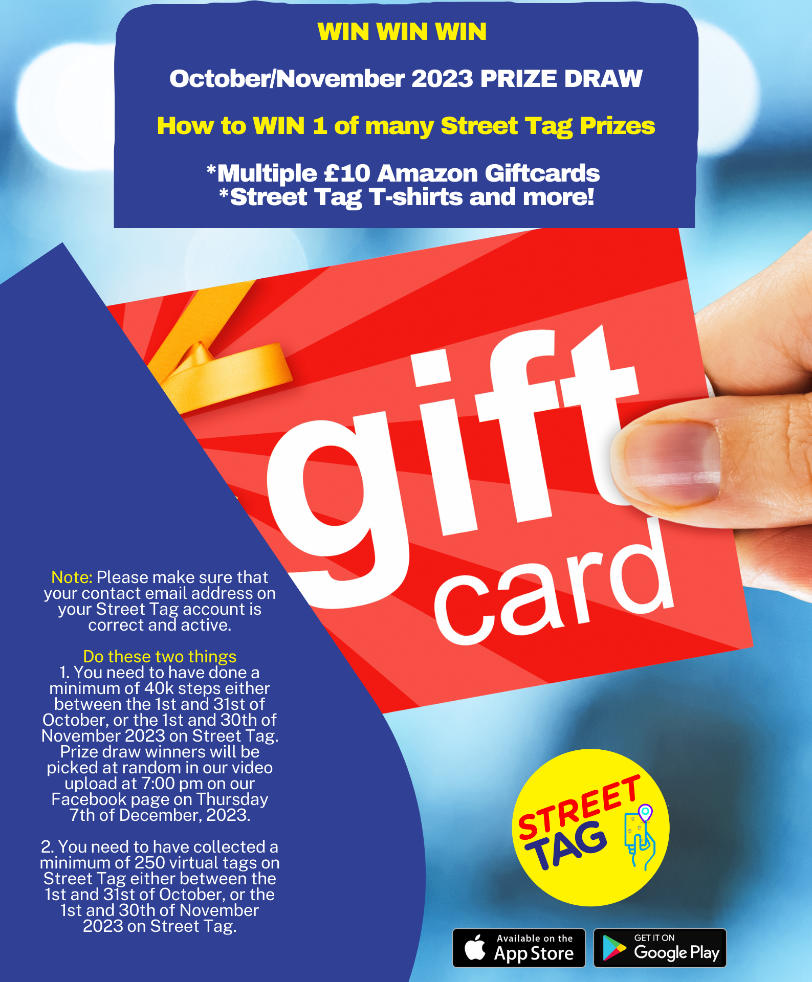 OCTOBER/NOVEMBER 2023 PRIZE DRAW