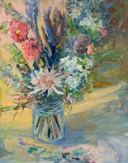 "Healing Bouquet": 16"X20"