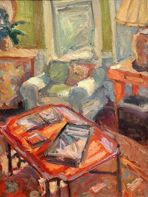 "Red Sunroom": 9"X12"