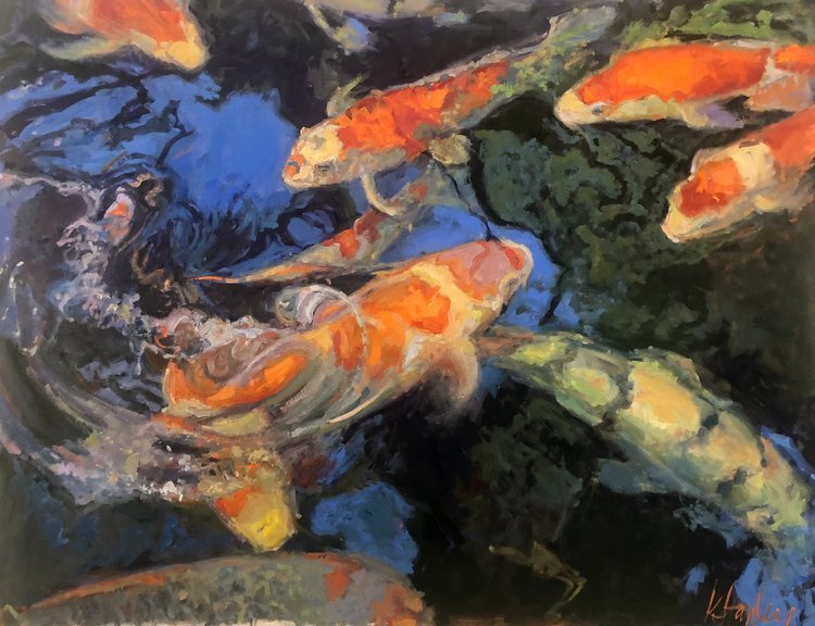 “Koi in Motion”