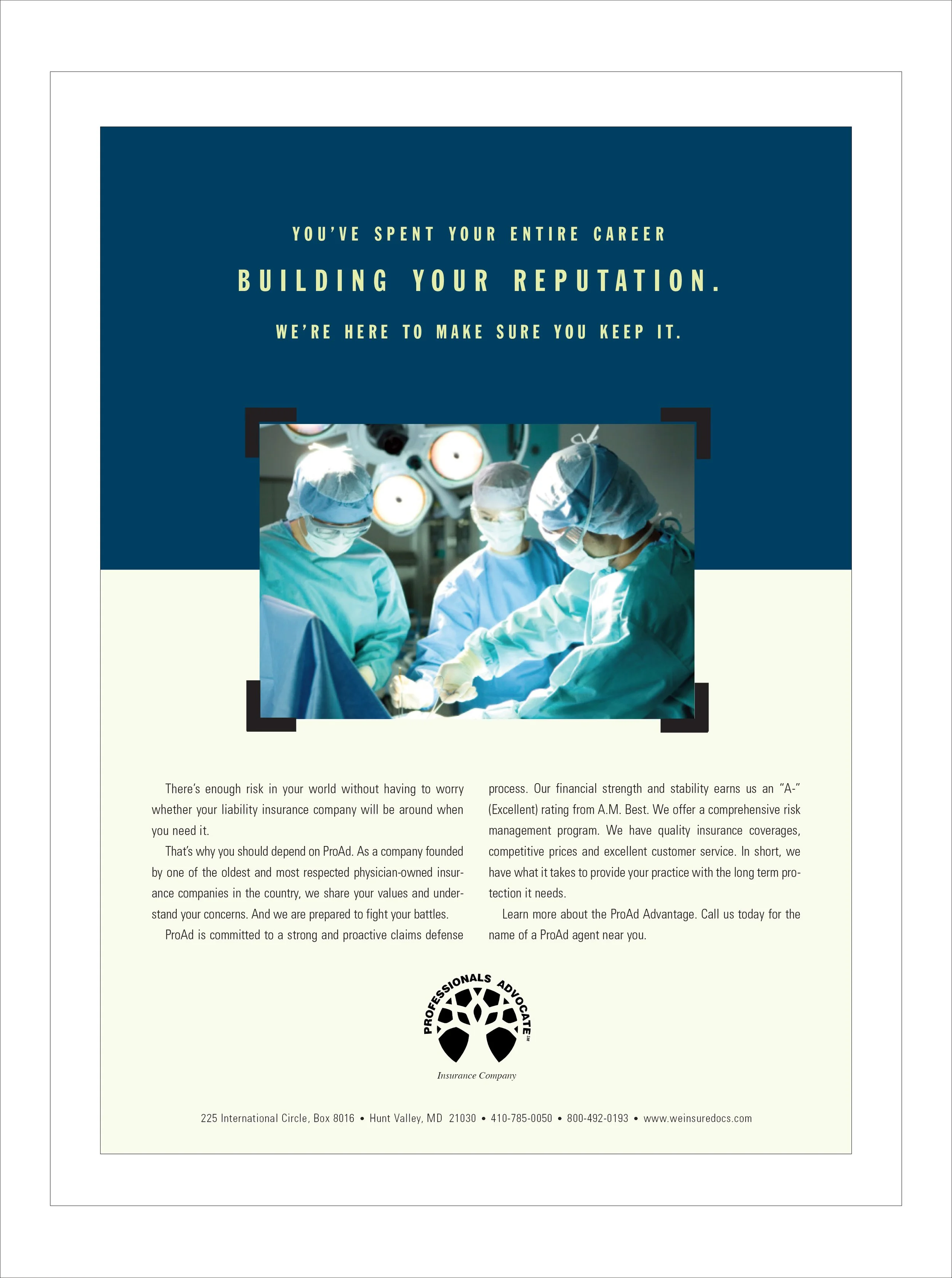 Professionals Advocate Ad