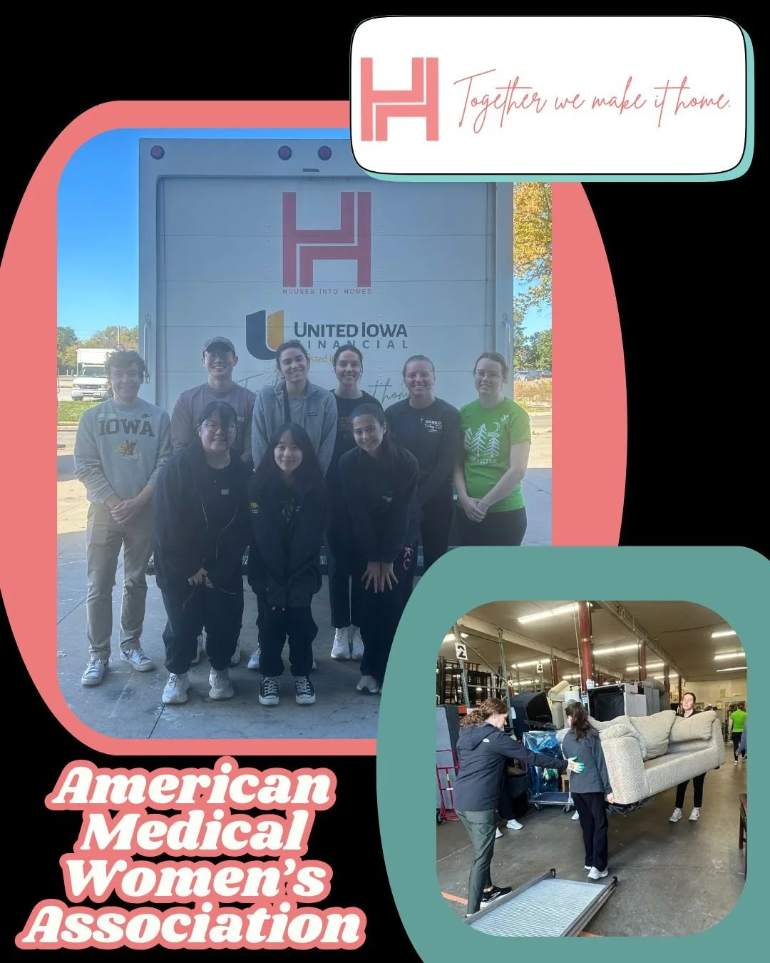Thank you to the wonderful volunteers from American Medical Women's Association for all their hard work! With their help, we were able to provide basic necessities to 7 households, which included 9 adults and 4 children. We were also able to deliver 