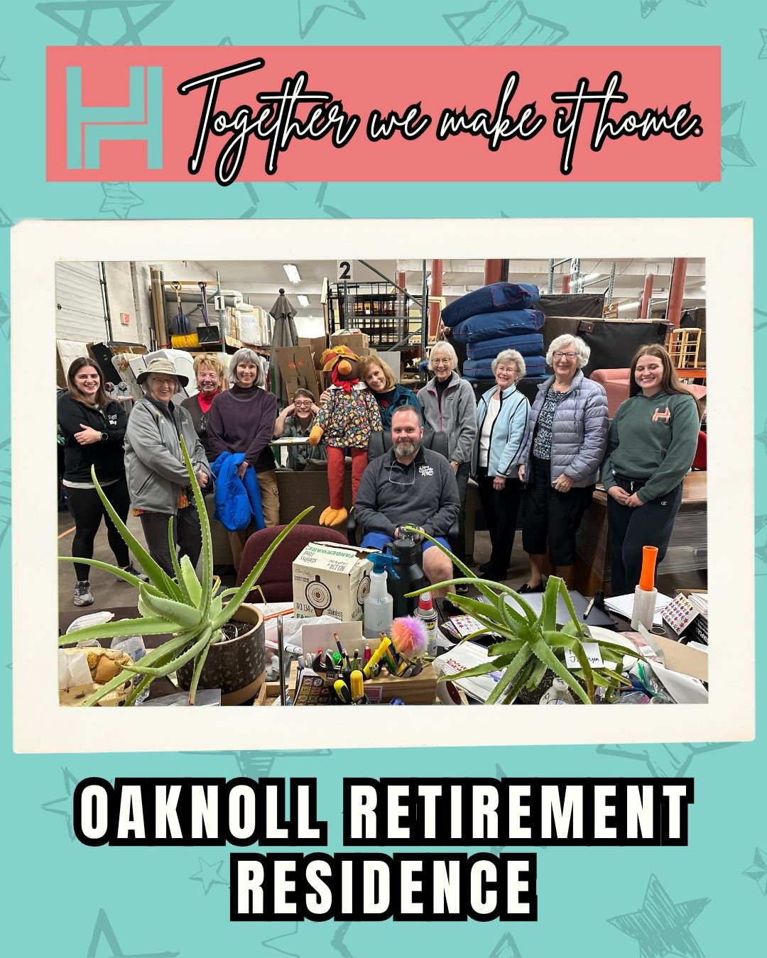 Our friends from Oaknoll joined us for another Impact Hour! And this month&rsquo;s MVP of volunteers was&hellip; Toodles! 🤩 He makes an appearance with this group every November, and thanks to his presence, they were able to knock out tons of tasks.
