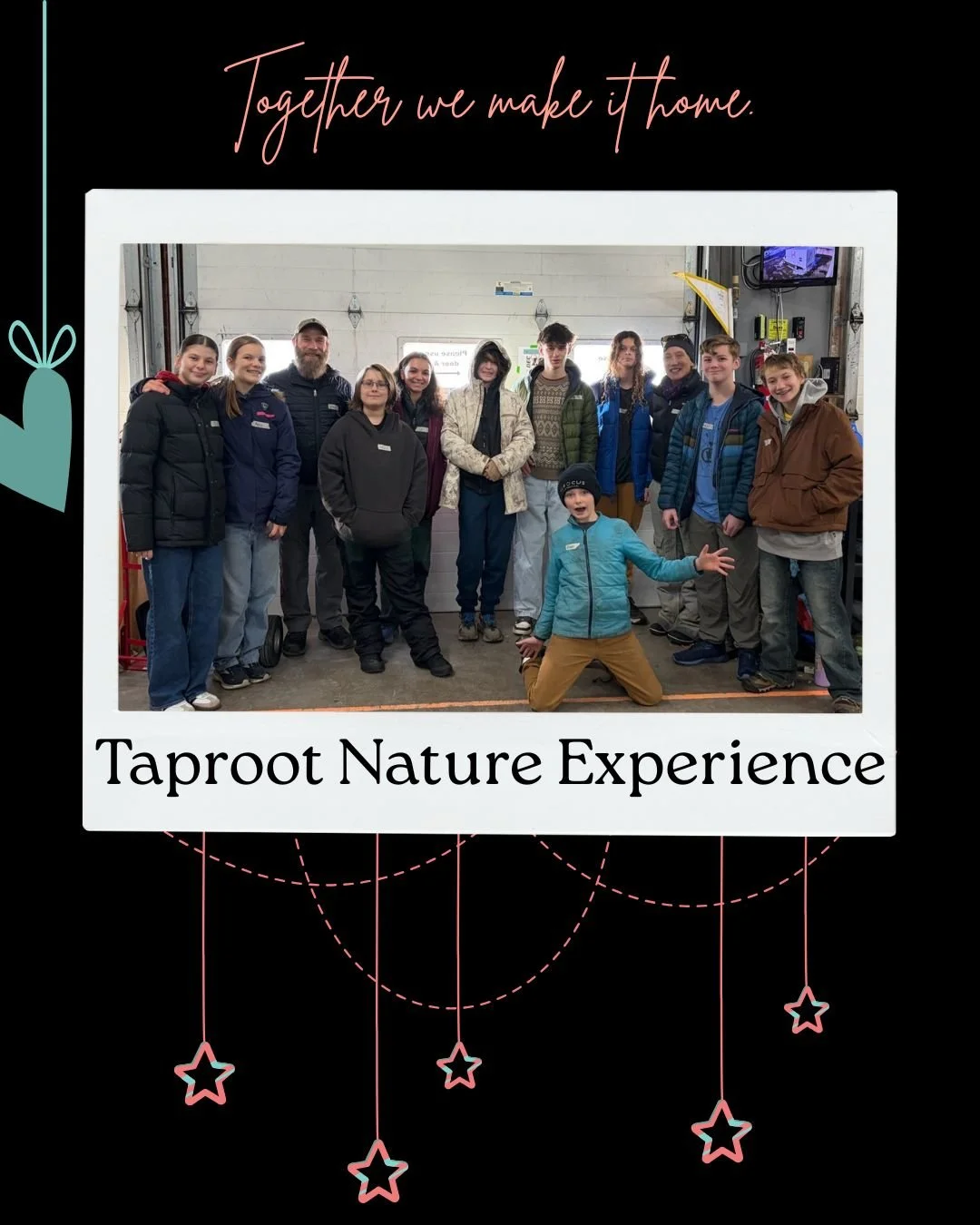 Big thanks to Taproot Nature Experience for rolling up their sleeves and tackling deliveries with us on a chilly afternoon! 

Together we make it home.

@taprootnatureexperience