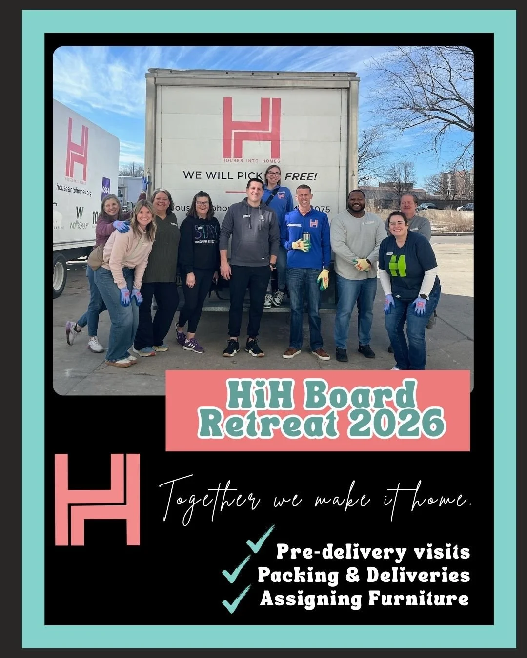 Last year Houses into Homes welcomed four new members to our board of directors, and we are thrilled to have each of their perspectives guiding and advocating for our organization. 

This group of dedicated individuals already do incredible work in t