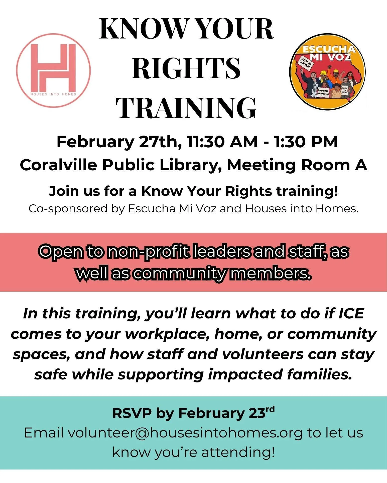 As you know, our mission at Houses into Homes is to help our neighbors by reducing furniture poverty wherever it exists in Johnson County. Our work is unique because both staff and delivery volunteers visit our recipients in their homes. Therefore, w