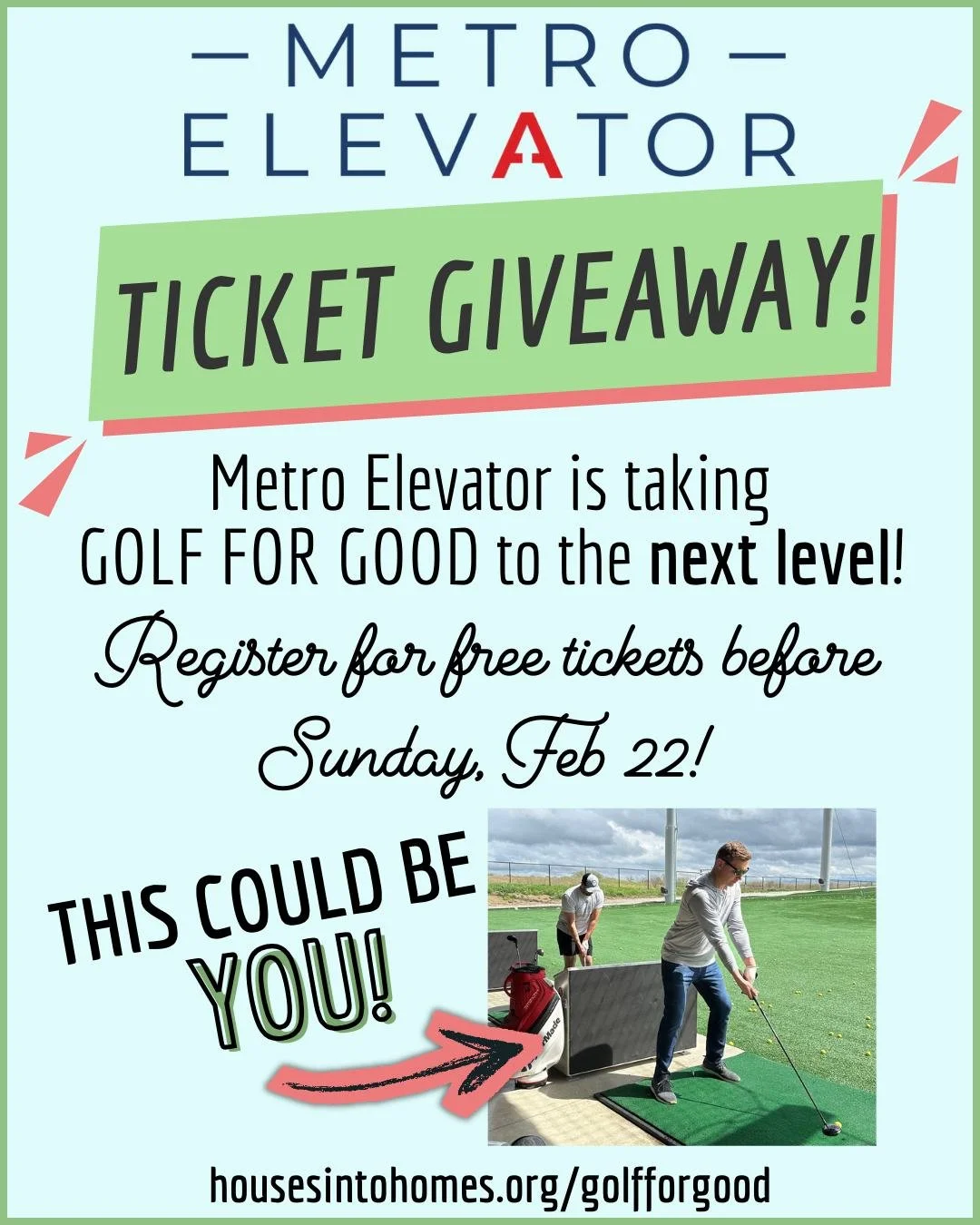 4 Golf for Good tickets up for grabs today!

We&rsquo;ve got an exciting update and an opportunity for free golf! After learning that we are falling short of our goal for 28 teams at our Golf for Good best shot tournament at Pinseekers, our new frien