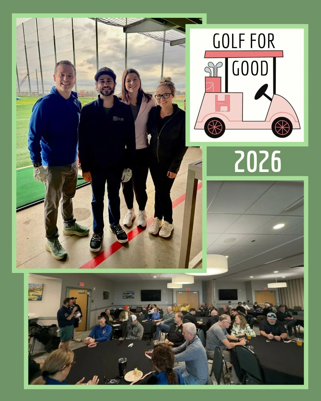 $15,600! Wow!!

That's what we raised at our 3rd annual Golf For Good event earlier this month at PinSocial in Tiffin. For context, that's enough for 150 twin mattresses, or a nearly a year's worth of kitchen starter kits for our recipients. It's an 