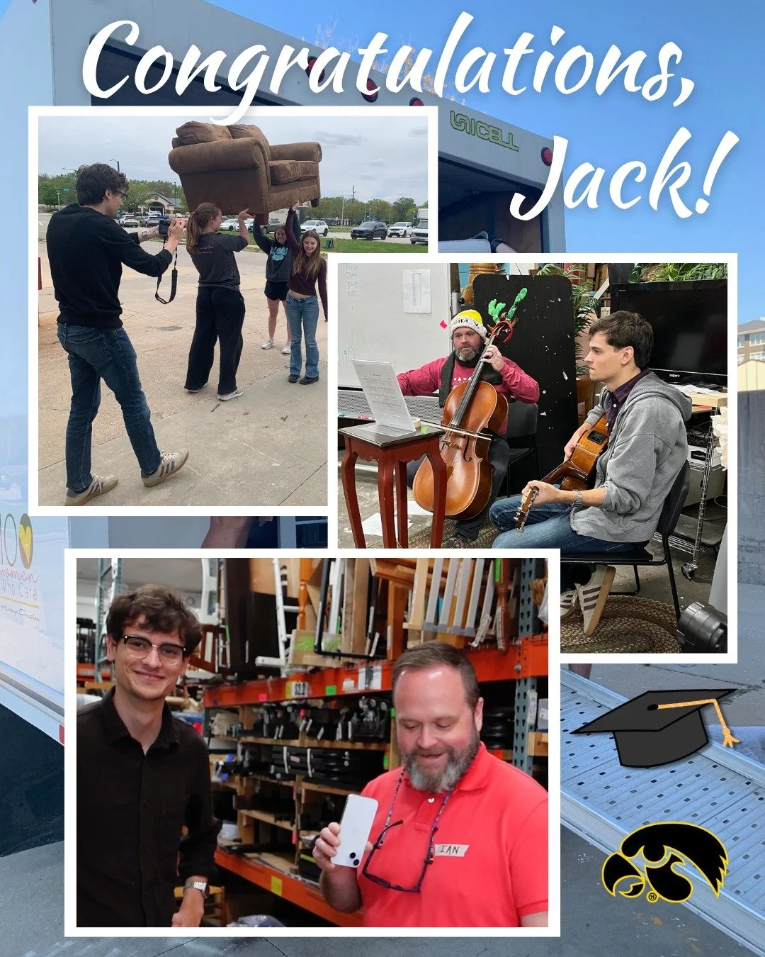 It's graduation season, which means it's time for congratulations and a few bittersweet goodbyes at HiH. Today we're sending off our Strategic Communications intern Jack with a video highlighting his work, and he even makes an appearance on the other