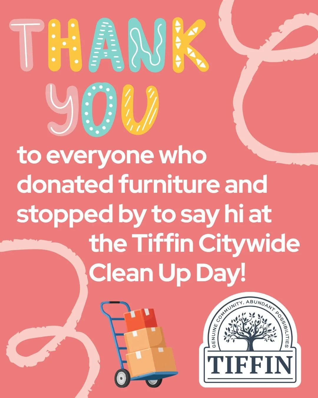 Last Saturday, Houses into Homes was at the Tiffin Citywide Clean Up Day. Thank you to everyone who donated furniture and other items, and to everyone who stopped by to say hi at the event!

@city_of_tiffin_ia