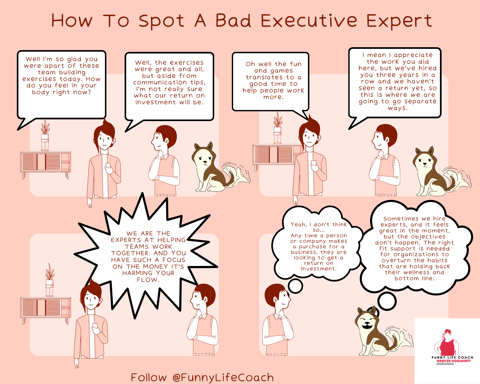 Corporate Bad Advice Memes — Funny Life Coach Productions
