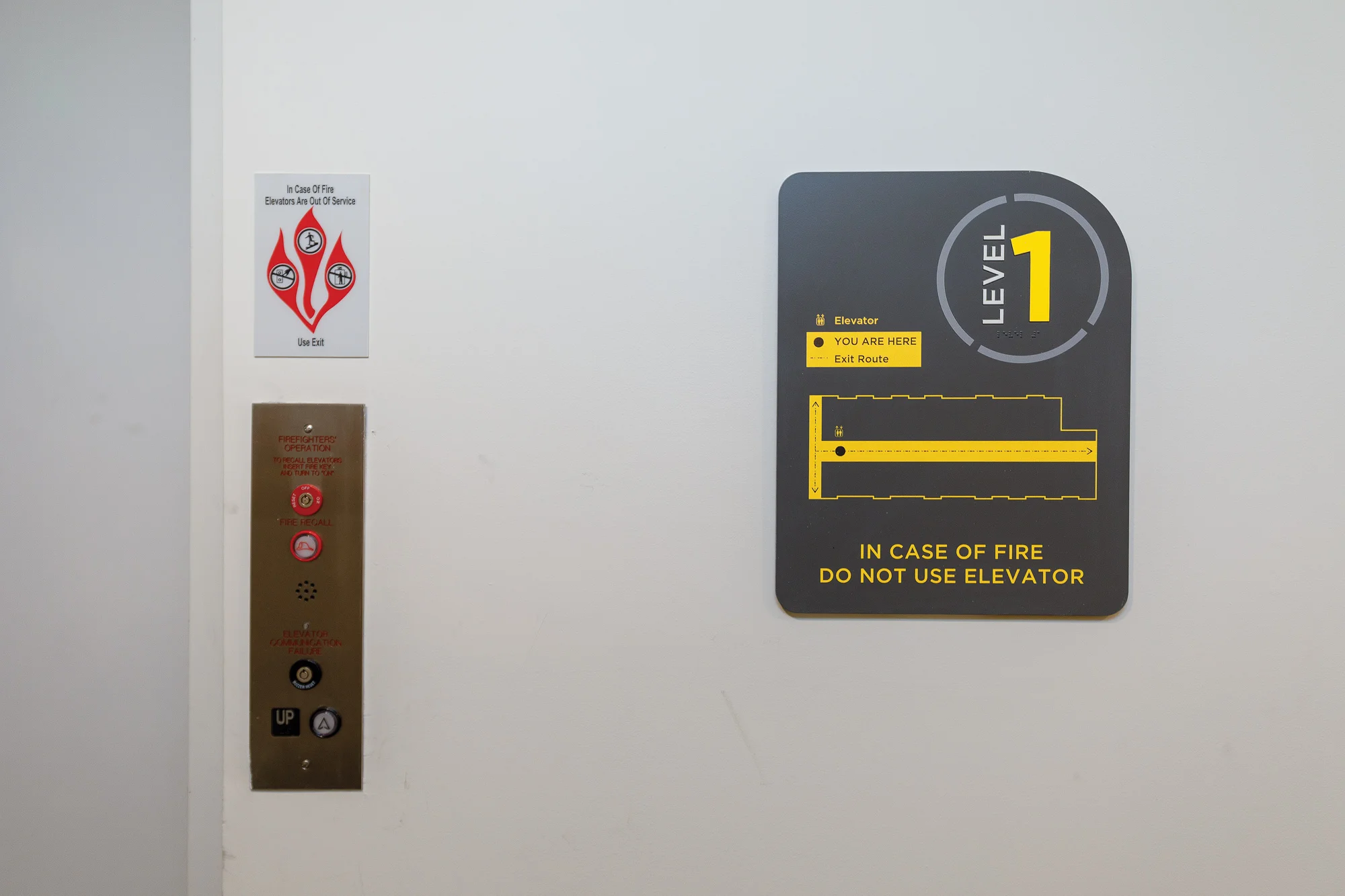 Alloy at Tech Hill_wayfinding-signage_elevator level 1