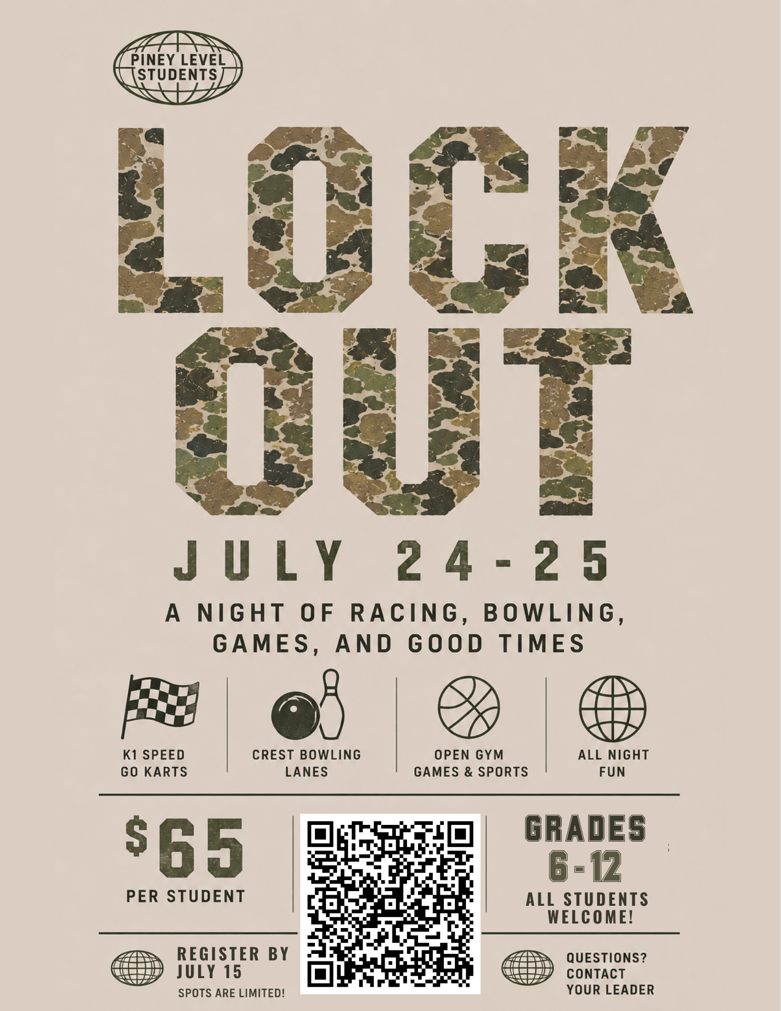 Piney Level Baptist Church Youth Lock Out in Maryville, TN