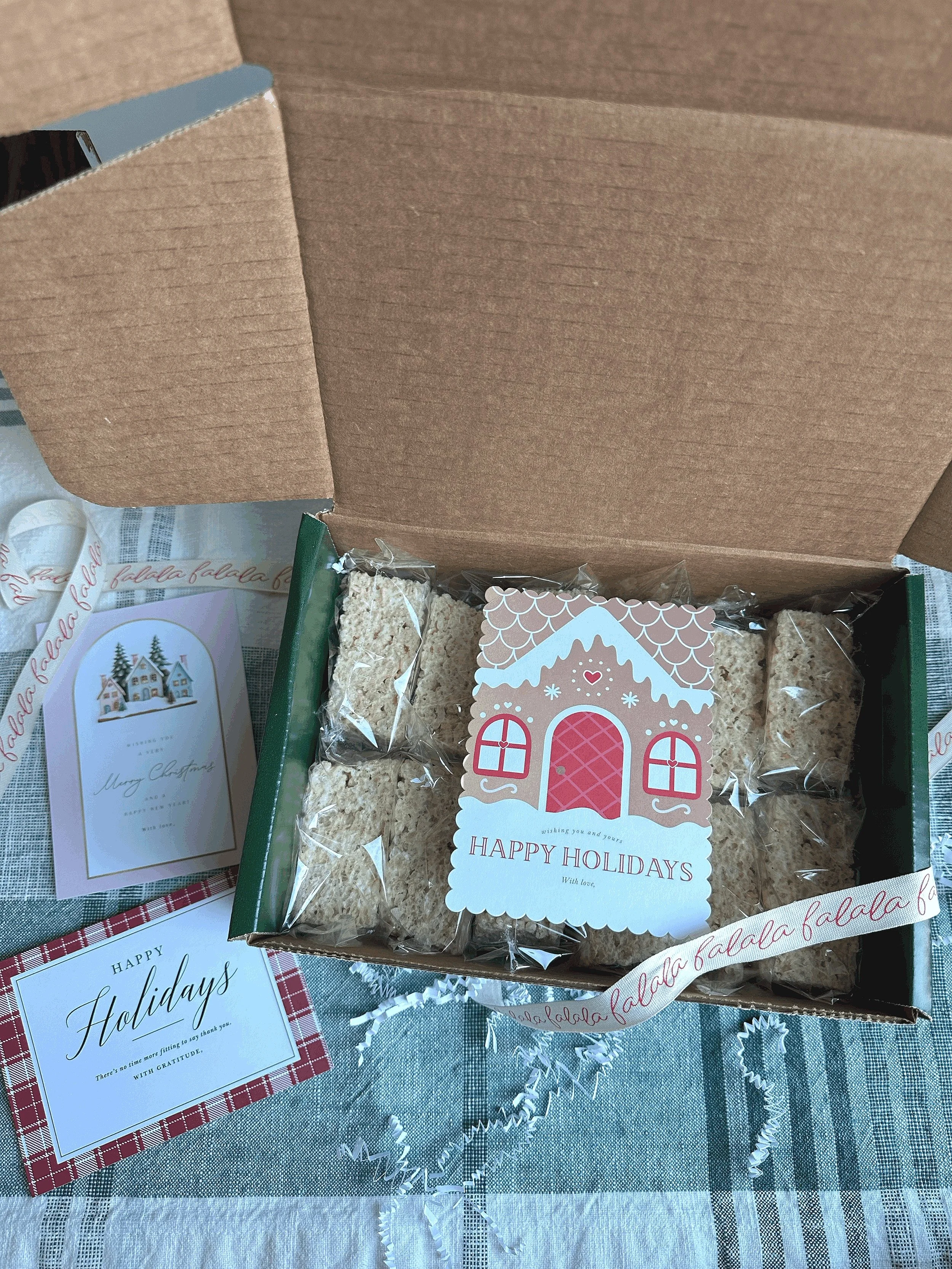 Holiday Rice Krispy Treat Box