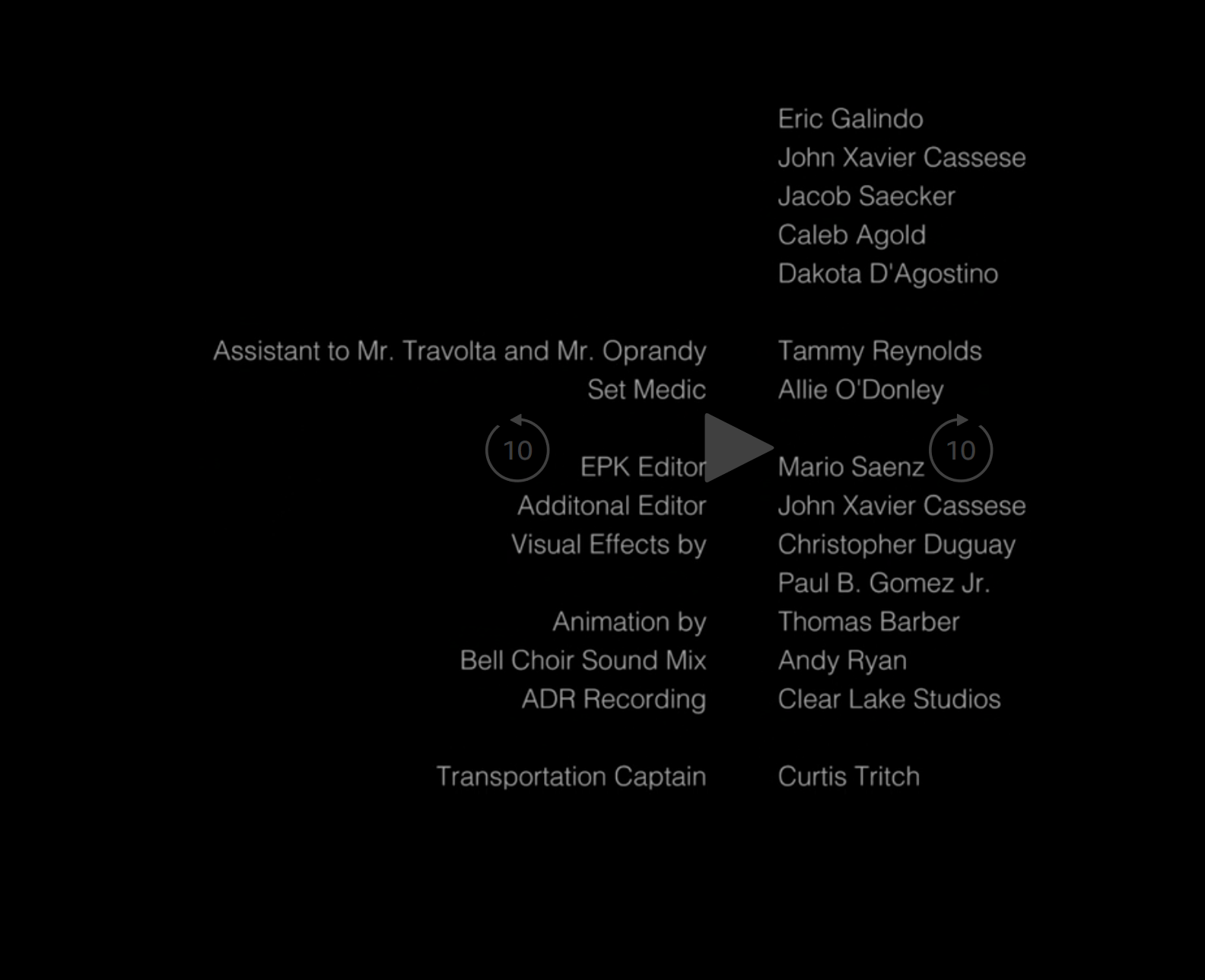  Here are three screenshots from an animation I created for Inclusion Films during the spring of 2017, which was used in 2019 for the film “Carol of the Bells,” which can be viewed on Amazon Prime. I also included a screenshot of the credits with the