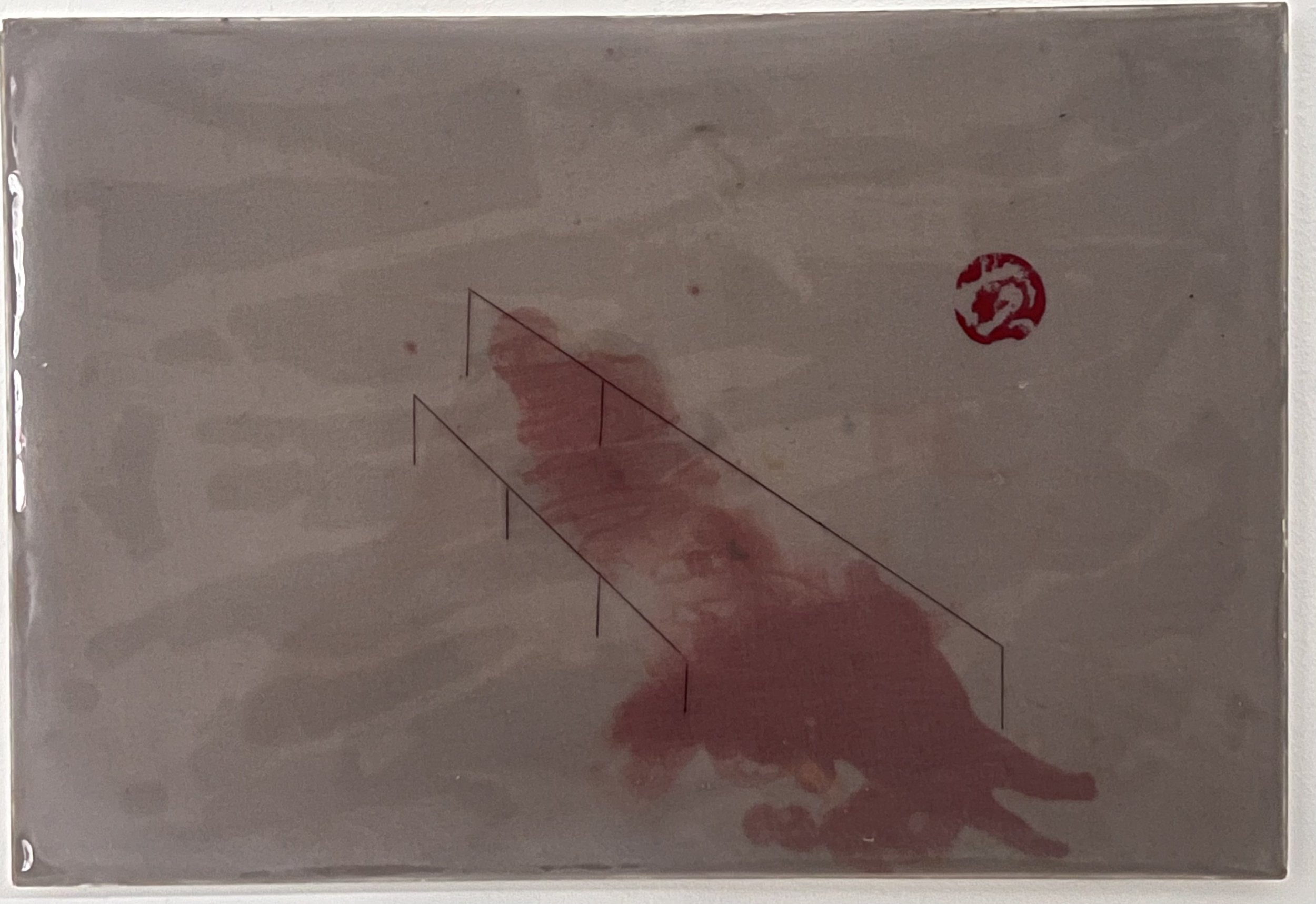   Albert Dietrich    Hay Bales,  2022  Resin,oil paint, fabric  16 x 7 ¾ x&nbsp; ½ inches 