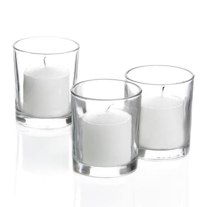 GLASS VOTIVE, 96 in stock