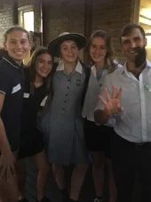 Enthusiastic youth attendees of North Sydney Sustainability Youth Congress - Sophia second from right