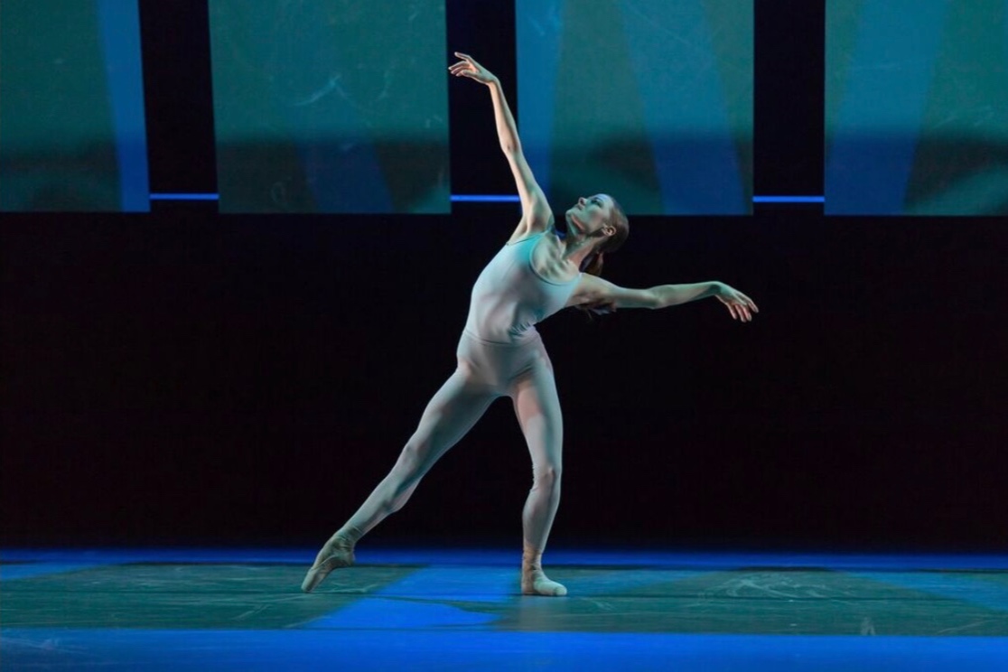   Ignite.  Birmingham Royal Ballet, with Delia Mathews (River). Photo Andrew Ross 