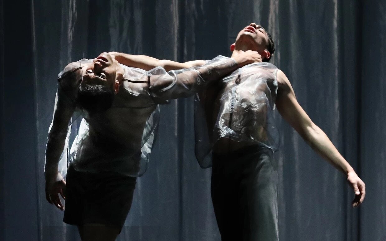  Manoeuvre. Dutch National Ballet, with Michele Esposito + Nathan Brhane. Photo Hans Gerritsen 